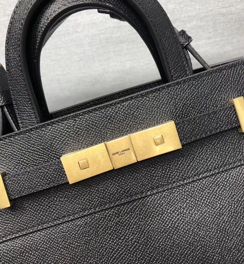 [REP 1:1] Saint Laurent Manhattan Nano Shopping Bag In Box Black For Women 8.2in/21cm YSL 5937410SX0W1000
