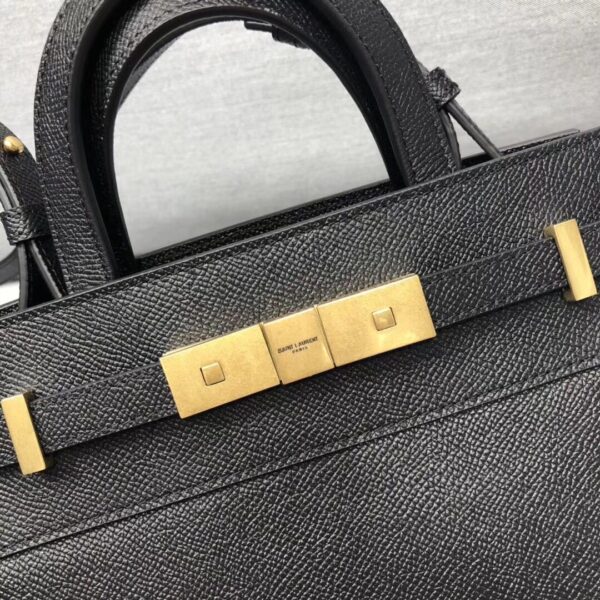 [REP 1:1] Saint Laurent Manhattan Nano Shopping Bag In Box Black For Women 8.2in/21cm YSL 5937410SX0W1000