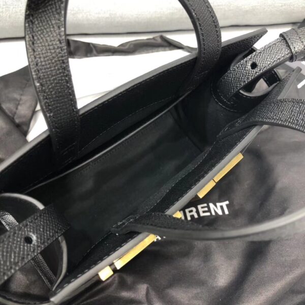 [REP 1:1] Saint Laurent Manhattan Nano Shopping Bag In Box Black For Women 8.2in/21cm YSL 5937410SX0W1000