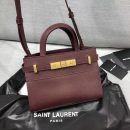 [REP 1:1] Saint Laurent Manhattan Nano Shopping Bag In Box Burgundy For Women 8.2in/21cm YSL
