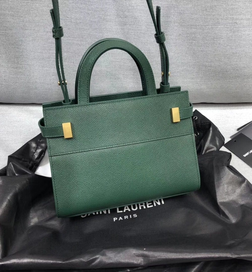 [REP 1:1] Saint Laurent Manhattan Nano Shopping Bag In Box Green For Women 8.2in/21cm YSL