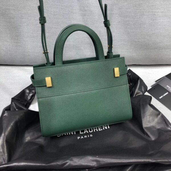 [REP 1:1] Saint Laurent Manhattan Nano Shopping Bag In Box Green For Women 8.2in/21cm YSL