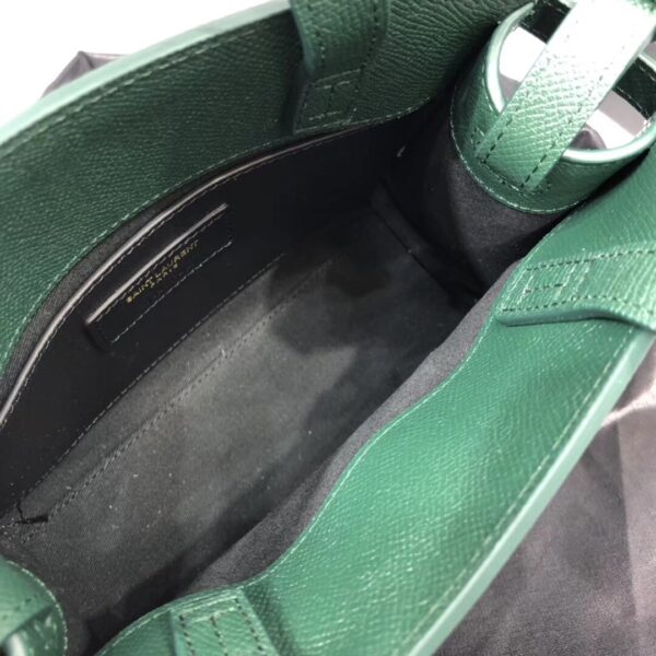 [REP 1:1] Saint Laurent Manhattan Nano Shopping Bag In Box Green For Women 8.2in/21cm YSL