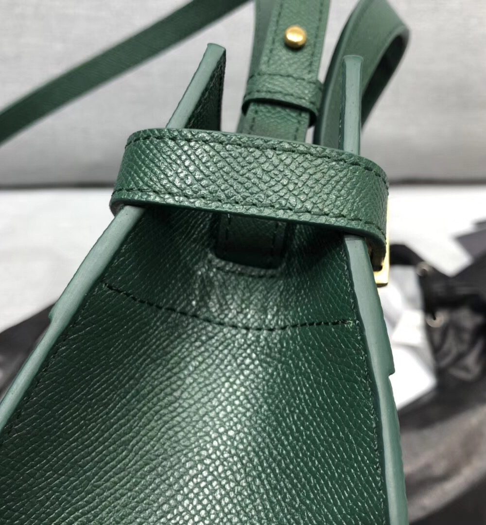 [REP 1:1] Saint Laurent Manhattan Nano Shopping Bag In Box Green For Women 8.2in/21cm YSL