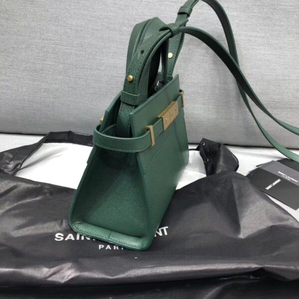 [REP 1:1] Saint Laurent Manhattan Nano Shopping Bag In Box Green For Women 8.2in/21cm YSL