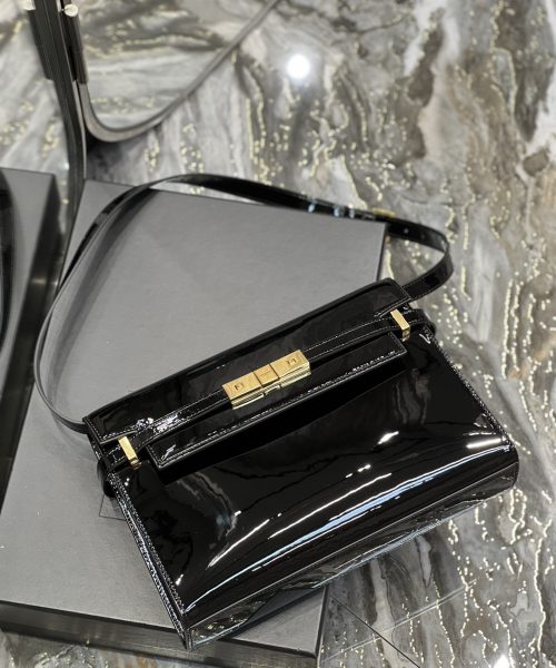 [REP 1:1] Saint Laurent Manhattan Shoulder Bag Black For Women 11.4in/29cm YSL