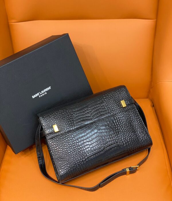 [REP 1:1] Saint Laurent Manhattan Shoulder Bag Black For Women 11.4in/29cm YSL 579271DND0J1000