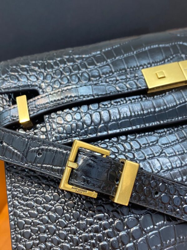 [REP 1:1] Saint Laurent Manhattan Shoulder Bag Black For Women 11.4in/29cm YSL 579271DND0J1000