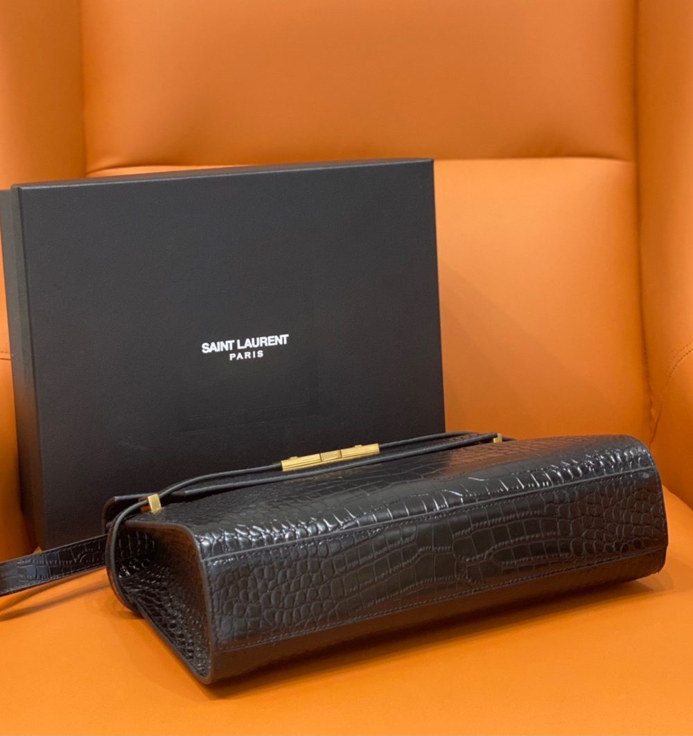 [REP 1:1] Saint Laurent Manhattan Shoulder Bag Black For Women 11.4in/29cm YSL 579271DND0J1000