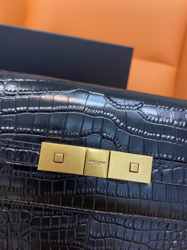 [REP 1:1] Saint Laurent Manhattan Shoulder Bag Black For Women 11.4in/29cm YSL 579271DND0J1000