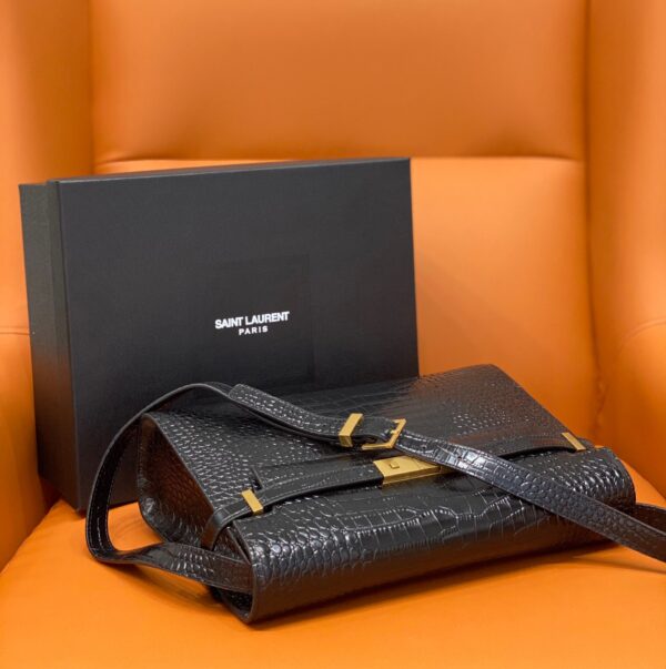 [REP 1:1] Saint Laurent Manhattan Shoulder Bag Black For Women 11.4in/29cm YSL 579271DND0J1000