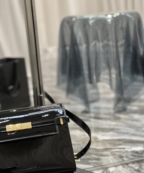 [REP 1:1] Saint Laurent Manhattan Shoulder Bag Black For Women 11.4in/29cm YSL