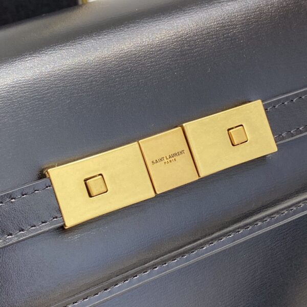 [REP 1:1] Saint Laurent Manhattan Shoulder Bag In Box Black For Women 11.4in/29cm YSL 5792710SX0W1000