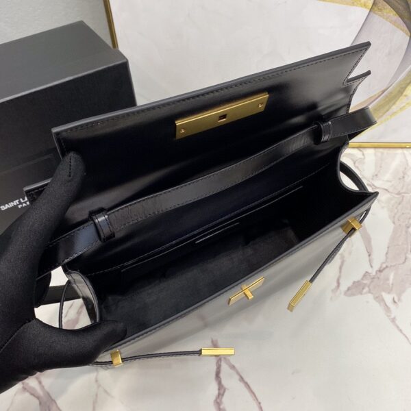 [REP 1:1] Saint Laurent Manhattan Shoulder Bag In Box Black For Women 11.4in/29cm YSL 5792710SX0W1000