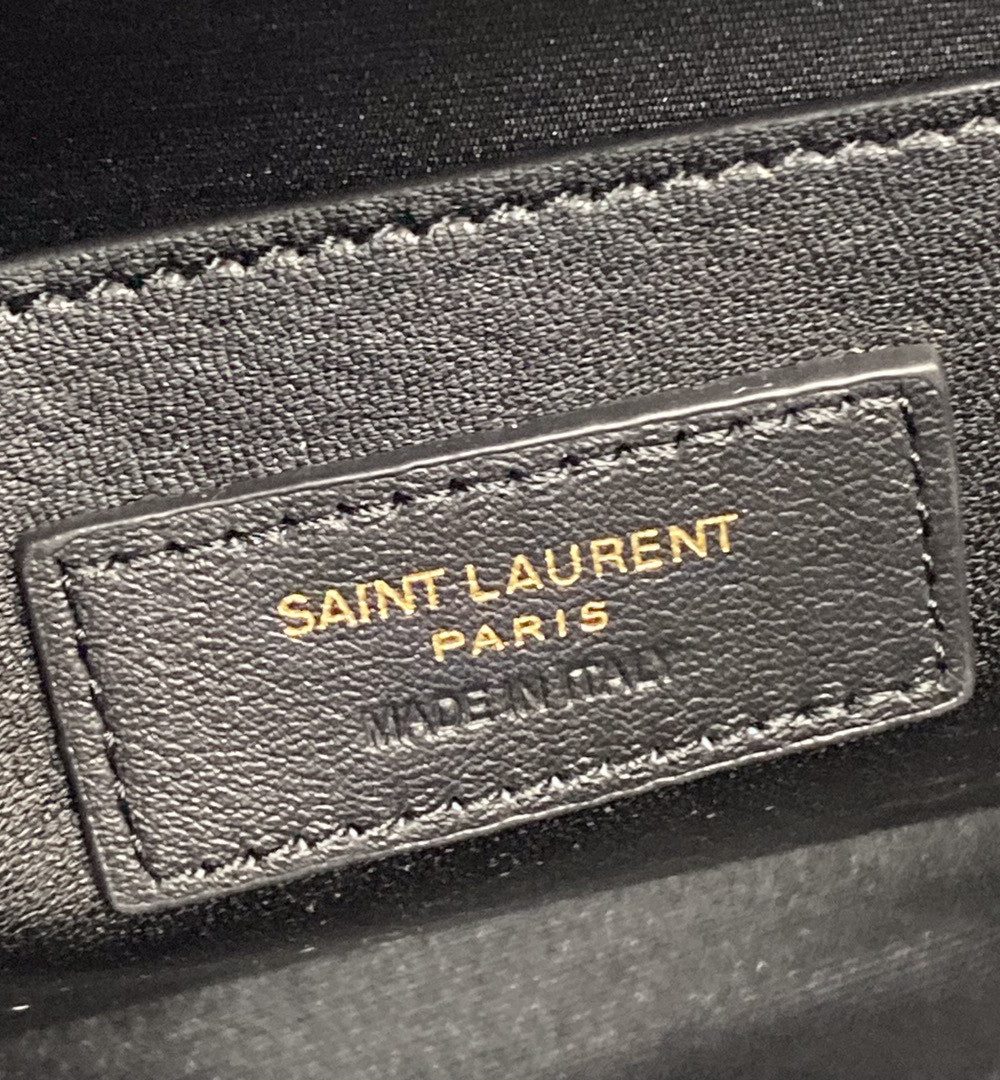 [REP 1:1] Saint Laurent Manhattan Shoulder Bag In Box Black For Women 11.4in/29cm YSL 5792710SX0W1000