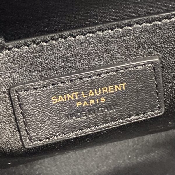 [REP 1:1] Saint Laurent Manhattan Shoulder Bag In Box Black For Women 11.4in/29cm YSL 5792710SX0W1000