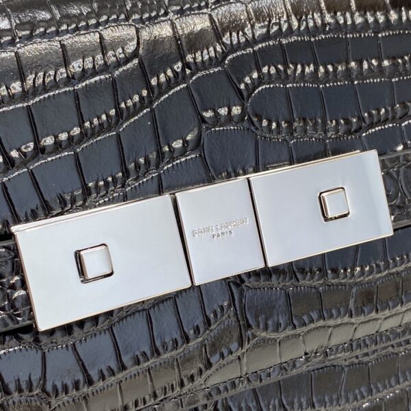 [REP 1:1] Saint Laurent Manhattan Shoulder Bag In-Shiny Black For Women 11.4in/29cm YSL 579271DND0J1000