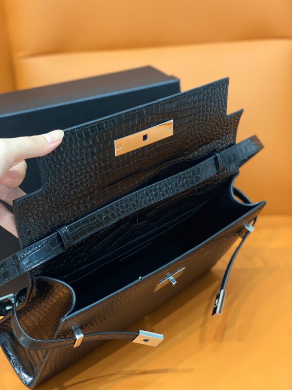 [REP 1:1] Saint Laurent Manhattan Small Shoulder Bag Black For Women 11.4in/29cm YSL 579271DND0J1000