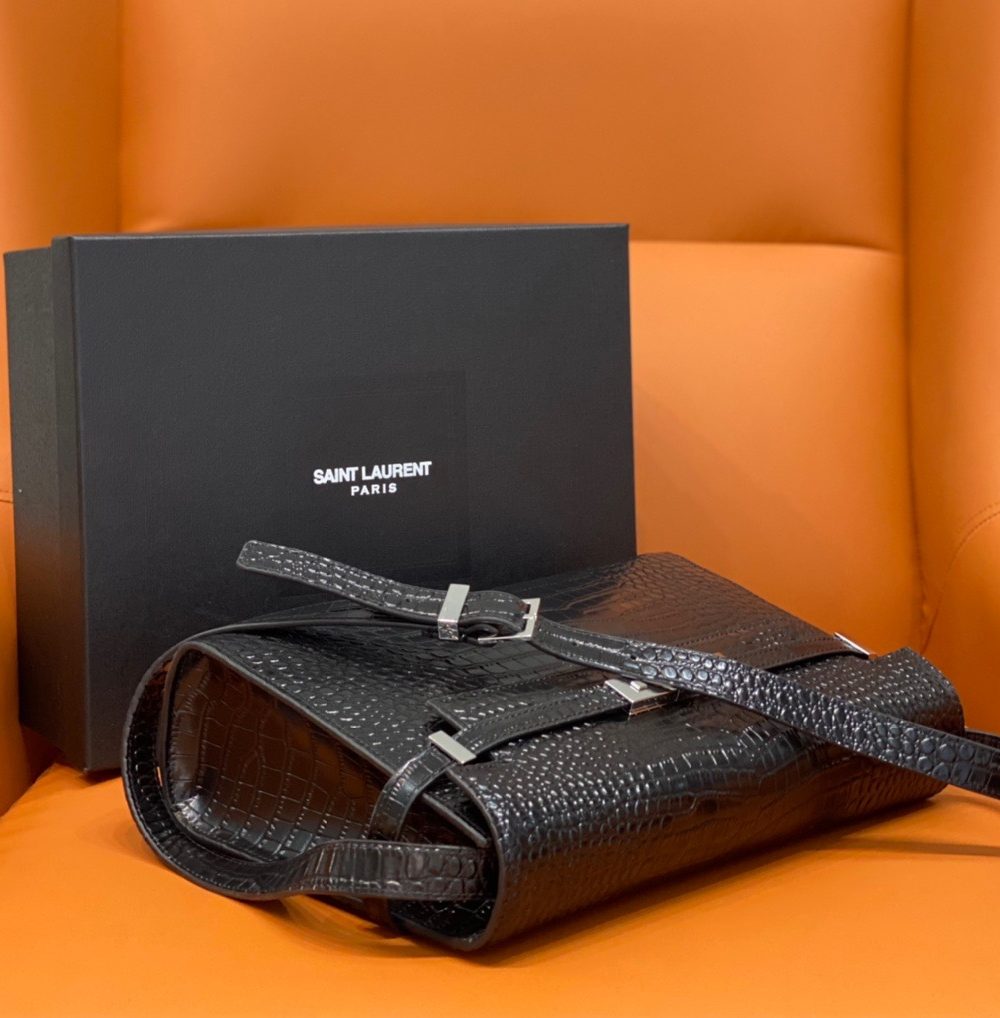 [REP 1:1] Saint Laurent Manhattan Small Shoulder Bag Black For Women 11.4in/29cm YSL 579271DND0J1000
