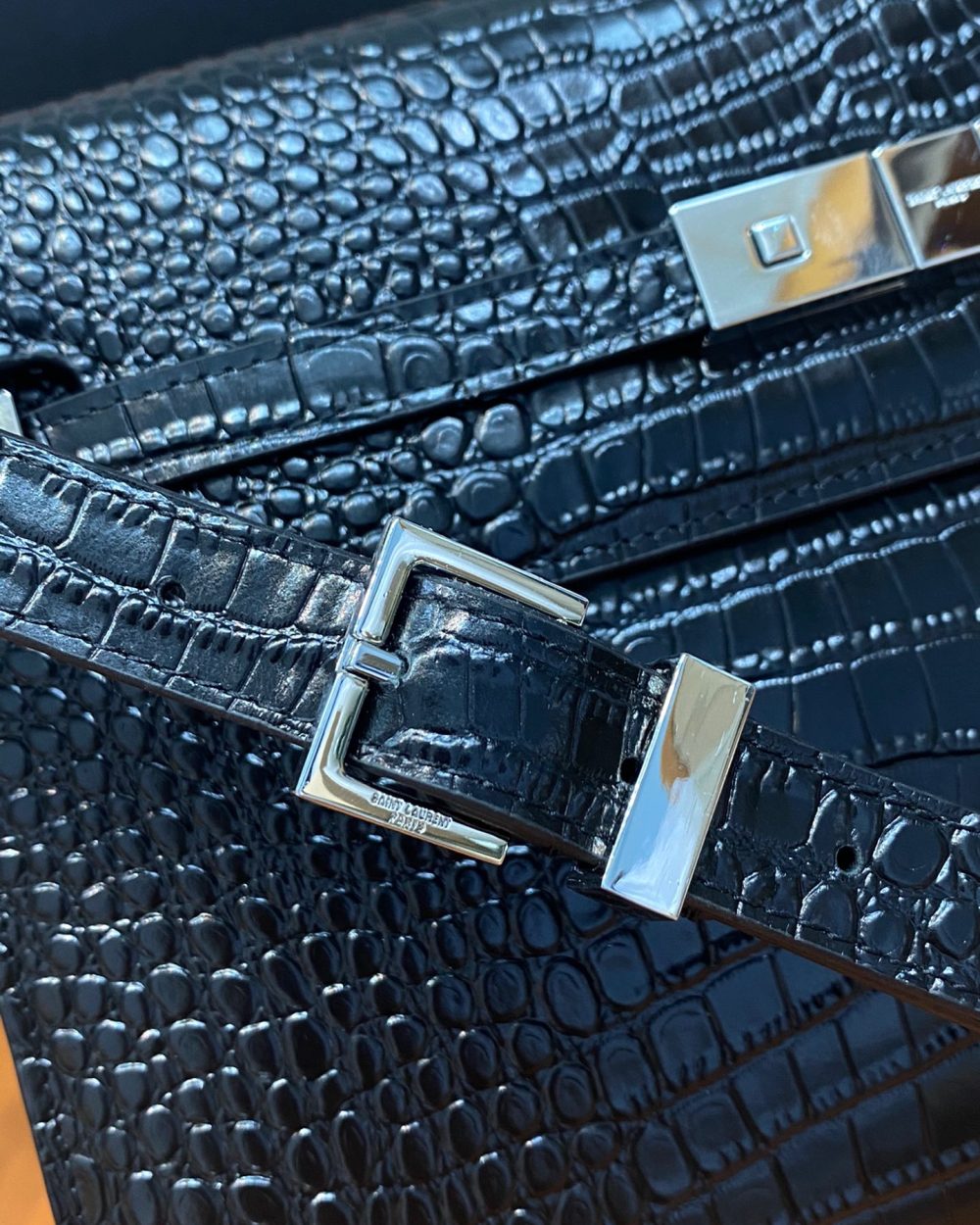 [REP 1:1] Saint Laurent Manhattan Small Shoulder Bag Black For Women 11.4in/29cm YSL 579271DND0J1000