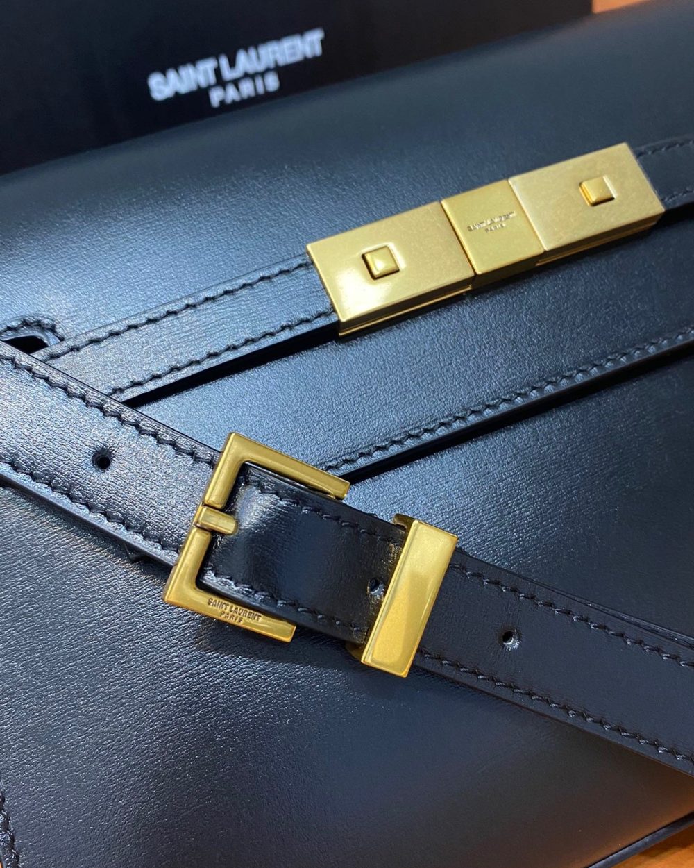 [REP 1:1] Saint Laurent Manhattan Small Shoulder Bag Black For Women 9.4in/24cm YSL 6756260SX0W1000