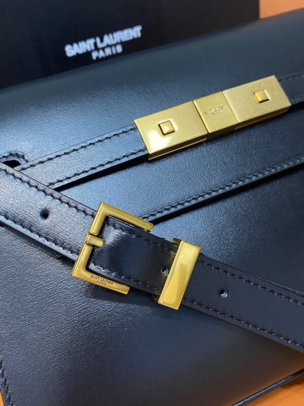 [REP 1:1] Saint Laurent Manhattan Small Shoulder Bag Black For Women 9.4in/24cm YSL 6756260SX0W1000