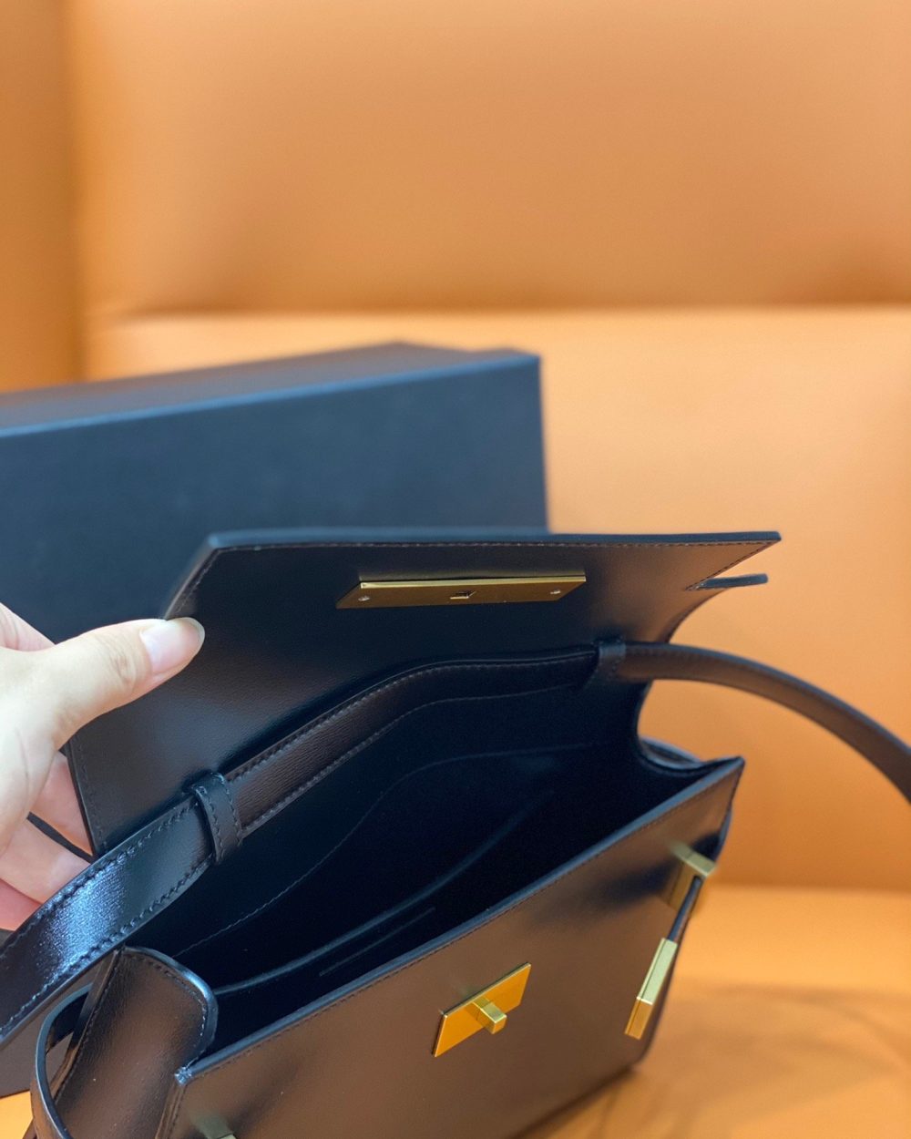 [REP 1:1] Saint Laurent Manhattan Small Shoulder Bag Black For Women 9.4in/24cm YSL 6756260SX0W1000