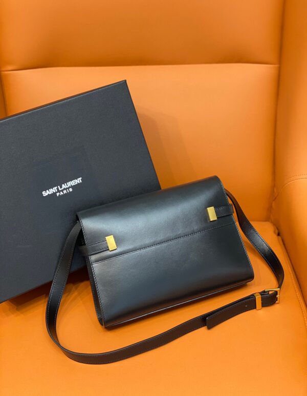 [REP 1:1] Saint Laurent Manhattan Small Shoulder Bag Black For Women 9.4in/24cm YSL 6756260SX0W1000