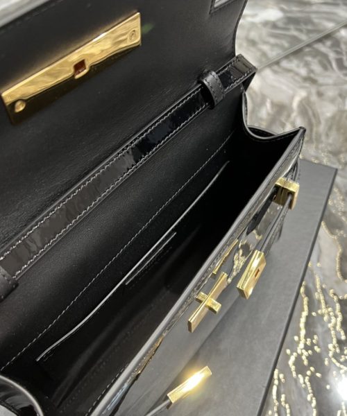 [REP 1:1] Saint Laurent Manhattan Small Shoulder Bag Black For Women 9.4in/24cm YSL 675626B870J1000