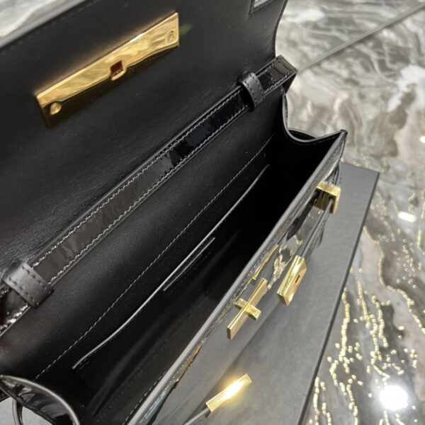 [REP 1:1] Saint Laurent Manhattan Small Shoulder Bag Black For Women 9.4in/24cm YSL 675626B870J1000