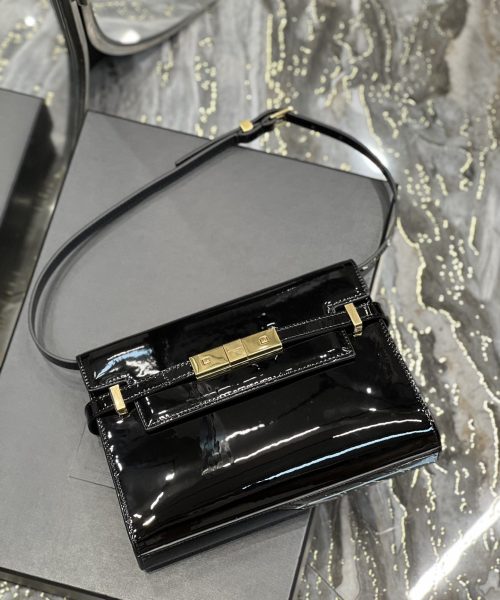 [REP 1:1] Saint Laurent Manhattan Small Shoulder Bag Black For Women 9.4in/24cm YSL 675626B870J1000
