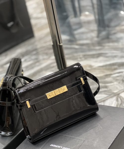 [REP 1:1] Saint Laurent Manhattan Small Shoulder Bag Black For Women 9.4in/24cm YSL 675626B870J1000