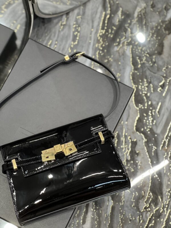 [REP 1:1] Saint Laurent Manhattan Small Shoulder Bag Black For Women 9.4in/24cm YSL 675626B870J1000