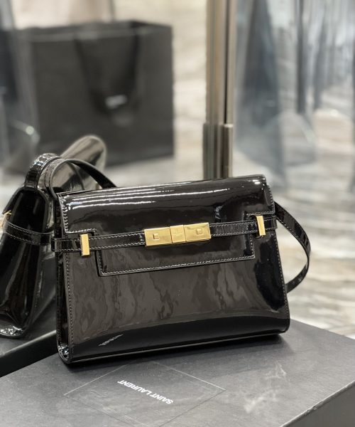 [REP 1:1] Saint Laurent Manhattan Small Shoulder Bag Black For Women 9.4in/24cm YSL 675626B870J1000