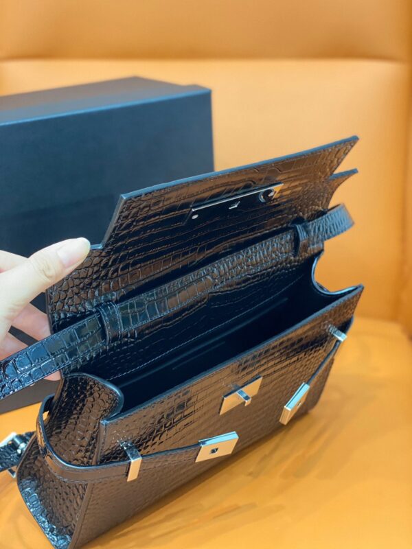 [REP 1:1] Saint Laurent Manhattan Small Shoulder Bag Black For Women 9.4in/24cm YSL