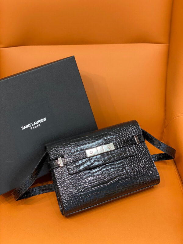 [REP 1:1] Saint Laurent Manhattan Small Shoulder Bag Black For Women 9.4in/24cm YSL