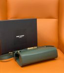 [REP 1:1] Saint Laurent Manhattan Small Shoulder Bag Dark Green For Women 9.4in/24cm YSL