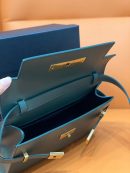 [REP 1:1] Saint Laurent Manhattan Small Shoulder Bag Dark Green For Women 9.4in/24cm YSL