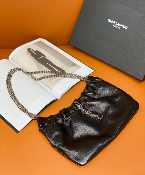 [REP 1:1] Saint Laurent Mini Shoulder Bag Black For Women 9.5in/24cm P00596046