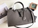 [REP 1:1] Saint Laurent Monogram Cabas Small Gray For Women 12in/31cm YSL