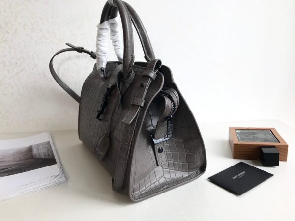 [REP 1:1] Saint Laurent Monogram Cabas Small Gray For Women 12in/31cm YSL