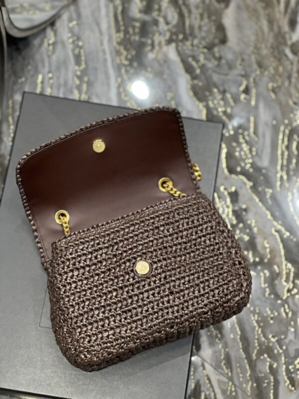[REP 1:1] Saint Laurent Niki Baby Chain Bag Dark Brown For Women, Women's Bags 8.2in/21cm YSL