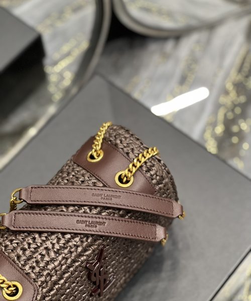 [REP 1:1] Saint Laurent Niki Baby Chain Bag Dark Brown For Women, Women's Bags 8.2in/21cm YSL