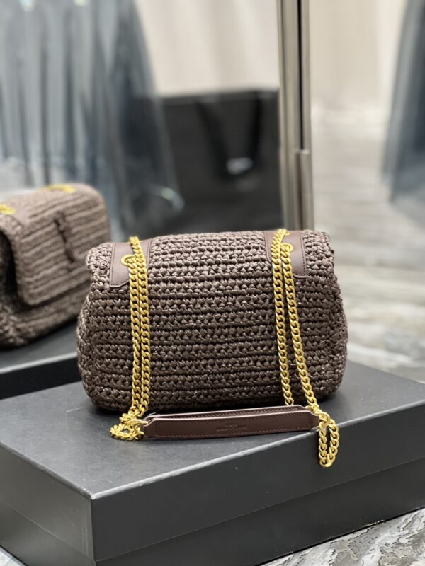 [REP 1:1] Saint Laurent Niki Baby Chain Bag Dark Brown For Women, Women's Bags 8.2in/21cm YSL