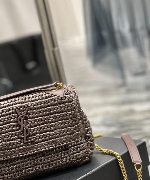 [REP 1:1] Saint Laurent Niki Baby Chain Bag Dark Brown For Women, Women's Bags 8.2in/21cm YSL