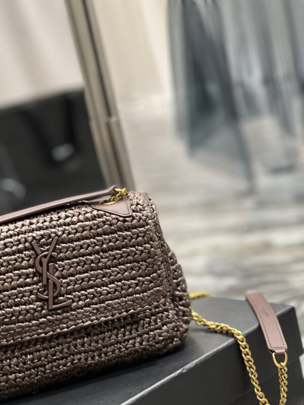 [REP 1:1] Saint Laurent Niki Baby Chain Bag Dark Brown For Women, Women's Bags 8.2in/21cm YSL