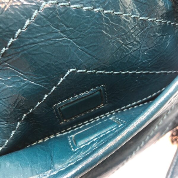 [REP 1:1] Saint Laurent Niki Baby Chain Bag In Crinkled Vintage Dark Green For Women 8.2in/21cm YSL