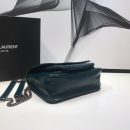 [REP 1:1] Saint Laurent Niki Baby Chain Bag In Crinkled Vintage Dark Green For Women 8.2in/21cm YSL