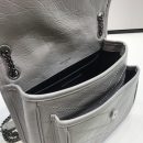 [REP 1:1] Saint Laurent Niki Baby Chain Bag Vintage Grey For Women 8.2in/21cm YSL