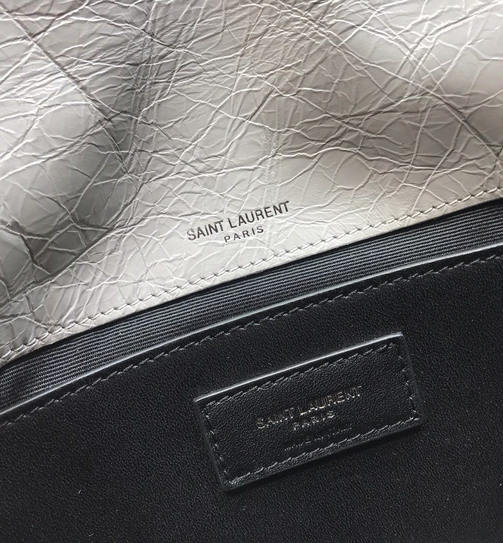 [REP 1:1] Saint Laurent Niki Baby Chain Bag Vintage Grey For Women 8.2in/21cm YSL